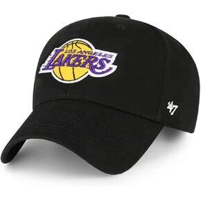 47 قبعة لوس أنجلوس ليكرز (LA Lakers) قبعة منظمة للرجال والنساء MVP قابلة للتعديل، أسود، مقاس واحد in Saudi Arabia