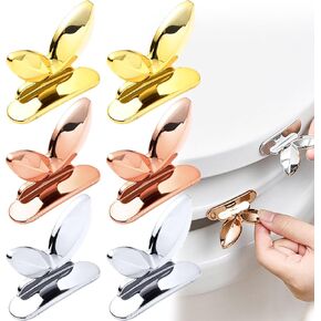 6 قطع رافع مقعد المرحاض، مقبض غطاء المرحاض الأنيق ذاتي اللصق، تجنب لمس الغطاء، الحفاظ على نظافة اليد، أدوات رفع غطاء المقعد، ملحقات الحمام للمكتب، المدرسة، المنزل، الفندق in Kuwait