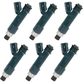Fuel Injector Parts,ROADFAR 12 Hole Engine Fuel Injector Kits Fit for 03-10 for TOYOTA for 4Runner 07-09 for TOYOTA for FJ Cruiser 05-11 for TOYOTA for Tacoma/Tundra 23250-0P030,Pack of 6