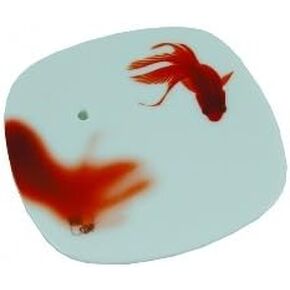Yume-no-Yume Goldfish Ceramic Plate Incense Burner by Nippon kodo