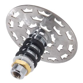 Krowne 16-144 Royal Series Glass Rinser, 4-1/2" Dia. x 4-1/4"H, Perforated Grid, 1/2" NPS with 3/8" Adapter, Stainless Steel Construction, NSF, ETLus‌​‌‌‍​​‌‌‌​‍​​‌‌‌​‍​‌​​‌​‍​​‌‌‌‌​‍​​‌‌​‌‍​​‌