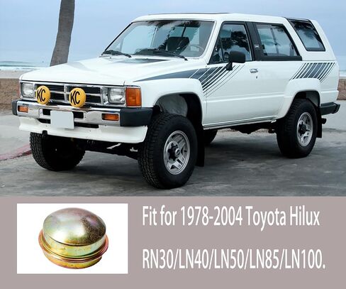 قطع غيار المعدات الأصلية الأصلية 43514-35010، غطاء غبار شحم المحور الأمامي متوافق مع Toyota Hilux 1978-2004. in Kuwait