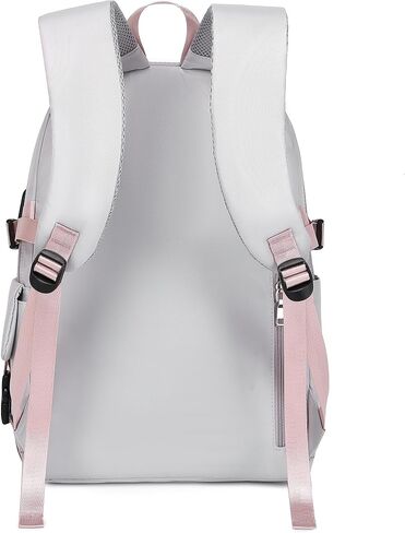 Girl Roomy Fashion Laptop Backpack Set Casual Daypack Set for Women Black in Saudi Arabia