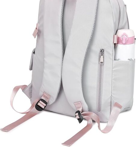 Girl Roomy Fashion Laptop Backpack Set Casual Daypack Set for Women Black in Saudi Arabia