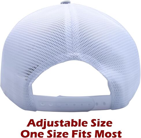 American Flag Trucker Hat Adjustable Snapback Hat Men & Women Baseball Cap Breathable Mesh Hat in Saudi Arabia