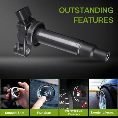 ملفات الإشعال AUTOSAVER88 6 عبوات متوافقة مع تويوتا أفالون كامري هايلاندر سيينا - لكزس ES300 RX300 V6 3.0L in Saudi Arabia