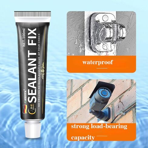 8 عبوات بدون حفر شديدة التحمل 44 رطل خطاطيف قضيب ستارة ذاتية اللصق، 4 قطع متعددة الأغراض خالية من الأظافر لاصقة على خطافات قضيب الستارة للحمام والمطبخ والمنزل والشقة، شفافة in Kuwait