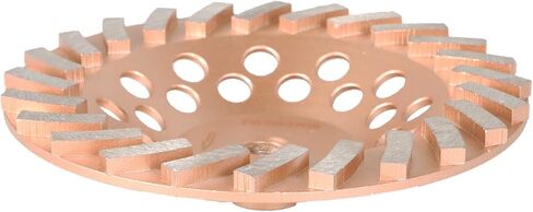 findmall 7 Inch 24 Turbo Diamond Segments 5/8 Inch -11 Arbor Grinding Wheels Diamond Cup Grinding Wheels Fit for Concrete and Masonry Available in Saudi Arabia
