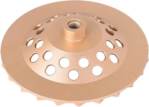 findmall 7 Inch 24 Turbo Diamond Segments 5/8 Inch -11 Arbor Grinding Wheels Diamond Cup Grinding Wheels Fit for Concrete and Masonry Available in Saudi Arabia