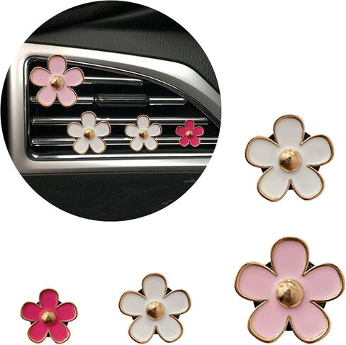 Car Air Freshener Vent Clips Cute Girly Pink Car Interior Decor Stuff Aesthetic Bee Car Accessories for Women in Saudi Arabia