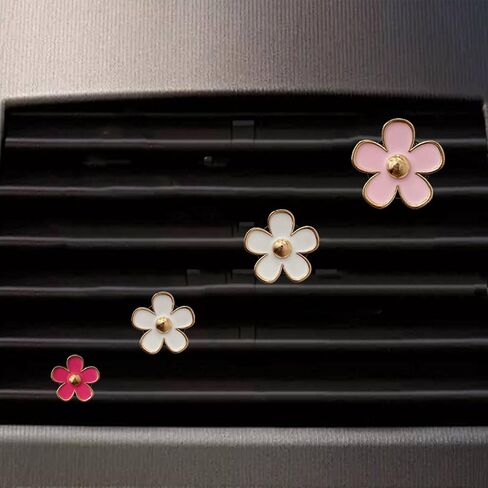 Car Air Freshener Vent Clips Cute Girly Pink Car Interior Decor Stuff Aesthetic Bee Car Accessories for Women in Saudi Arabia