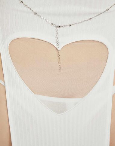 المرأة أنيمي تأثيري اللباس انقطاع عالية الشق اللباس وثونغ مع جوارب سلسلة الصدر in Kuwait