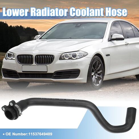 Radiator Coolant Hose No.11537649409 for BMW X5 SDrive35i XDrive35i 3.0L L6 - Gas 2014-2018 Rubber Black in Saudi Arabia