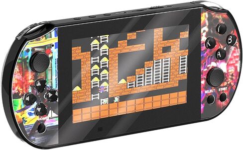 2024 New Handheld Game Console -，4.3 IPS Screen,Inclusive of 64G TF Card ,10000+ Video Games, 3000 Battery capacitymAh，Handheld Game Console for Kids and Adults in Saudi Arabia