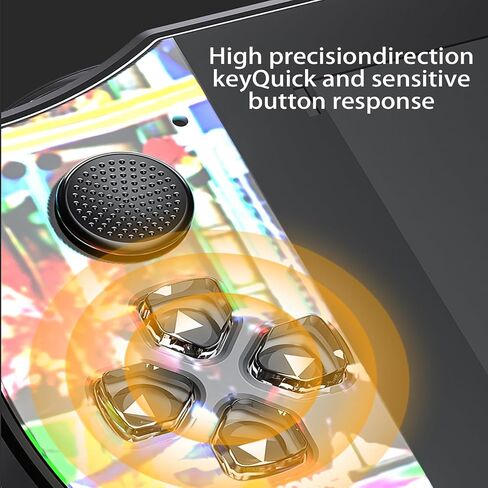 2024 New Handheld Game Console -，4.3 IPS Screen,Inclusive of 64G TF Card ,10000+ Video Games, 3000 Battery capacitymAh，Handheld Game Console for Kids and Adults in Saudi Arabia