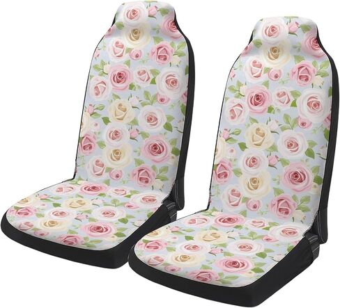 Boho Car seat Cover Front Seats Only, Boho Seat Covers for Women, Universal Fit Most Cars, Truck, SUV, or Van(Pink) in Saudi Arabia