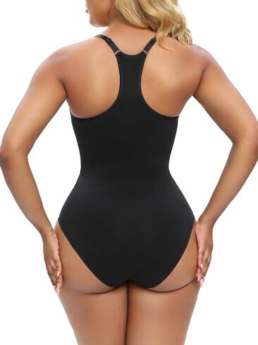 SHAPERX Bodysuit for Women Tummy Control Shapewear Racerback Seamless Sculpting Body Shaper Tank Top in Saudi Arabia