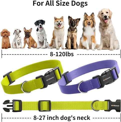 Replacement Collar Strap,E Collar Replacement Strap, 3/4 Inch Replacement Collar for All Vibrating and Anti Bark Training Shock Collars - Durable & Adjustable - Green & Purple in Saudi Arabia