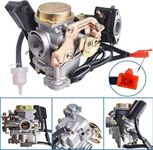 20 مللي متر 50cc 60cc 80cc 100cc المكربن ​​كبير تتحمل Carb استبدال ل GY6 139QMB 139QMA سكوتر الدراجة ATV in Saudi Arabia