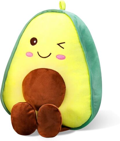 Avocado Fruit Plush Pillow for Valentine, Decorative Stuffed Animal Pillow Plushie Soft Doll Pillows Gifts for Adults 1 Pack Small in Saudi Arabia