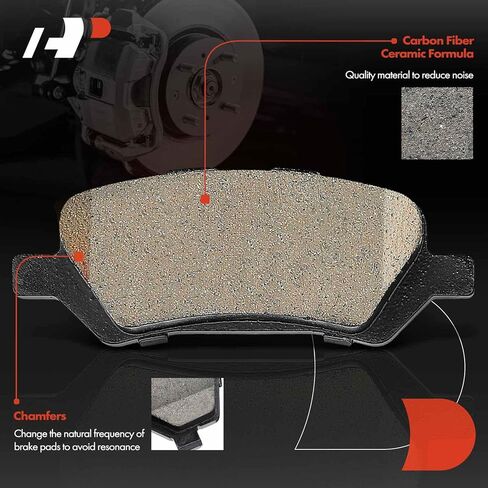 A-Premium 12.77 inch (324.31mm) Front Vented Disc Brake Rotors + Ceramic Pads Kit Compatible with Select Toyota and Kia Models - Venza 2009-2016, 2.7L 3.5L, Sport Utility, 6-PC Set in Saudi Arabia