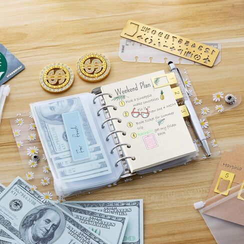 A7 Planner Refill,4 Pcs per Set, Dot Mattrix Paper, with Label Stickers Gift,Mini Binder Refills for 6 Ring Mini Planners,6 hole/100gsm Thick Paper/4.84 x 3.23'', Harphia in Saudi Arabia