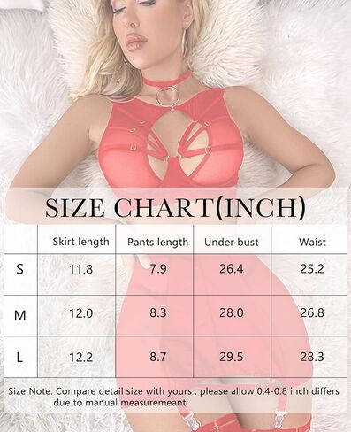 ملابس داخلية JOLIGAL للنساء بيبي دول مكونة من قطعتين من حمالة الصدر واللباس الداخلي الشبكي المثير من الدانتيل in Kuwait
