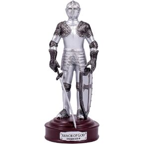 Roman Giftware Inc., Inspirational Armour of God Collection, 5" H Armor of GOD Knight Figure,Religious, Inspirational, Durable (2x2x5)