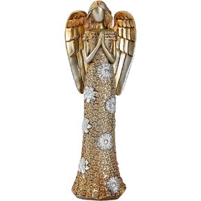 Guardian Angel Figurine - 10" Resin Statue for Praying, Healing, and Remembrance for Women, Friends, Mom, Grandma, Sister, and Aunt - Indoor Decorations and Collectibles