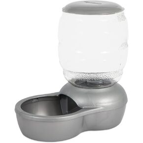 Petmate Replendish Automatic Cat and Dog Feeder 4, Pearl Silver Grey, 2 LB