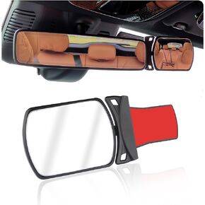HD Wide Angle Baby Car Mirror,Adjustable Car Seat Mirror for Rear Seat Observation,Universal Car Accessories Interior Rear View Mirror for Ensuring Child Safety in Saudi Arabia