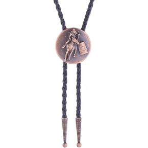 HUABOLA CALYN Bolo tie for Men Western Cowboy Native American Leather Necktie Costume Accessories Bolo ties