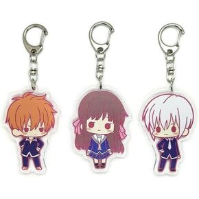 Inc. - Set of 3 Fruit Basket Acrylic Keychain Kyou, Tohru, Yuki Souma v2
