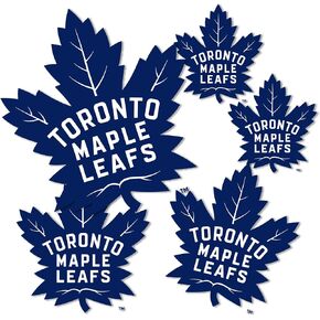 Desert Cactus Toronto Maple Leafs Team NHL National Hockey League Sticker Vinyl Decal Laptop Water Bottle Car Scrapbook (Type 3 - Main Logo)