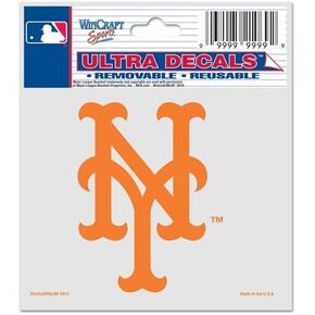 Wincraft MLB New York Mets 84410010 Multi-Use Decal, 3" x 4"