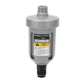 Air Compressor Automatic Drainer DN15 Inlet Pneumatic Translucent Mini Series Filter Floating Ball Type Drainage Valve Drain Trap Water Drainer