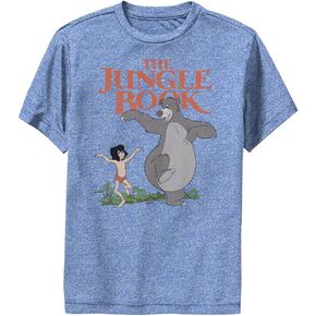 Disney Jungle Book Cover-Dsjb01jdsc Boys Short Sleeve Tee Shirt