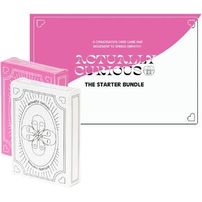 The Actually Curious Starter Bundle Box - Adult Deep Conversation Cards, Couples Games, Stress Relief Gifts, Romantic Gifts for Her, Card Games for Families, Date Night Games, Team Building Icebreaker in Saudi Arabia