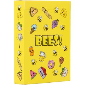 Bees Picnics are All Fun and Games Until The Bees Show Up! 2 Player Game Or Up to 4 Players - Playful Light Strategy Game - Card Games for Adults and Kids