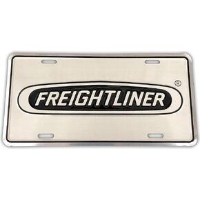 Freightliner Deluxe Aluminum Embossed License Plate