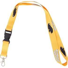 Desert Cactus University of Wisconsin Milwaukee Lanyard UWM Panthers Car Keys ID Badge Holder Keychain Detachable Breakaway Snap Buckle (Yellow)