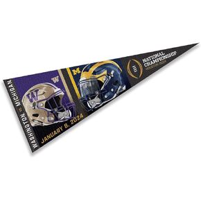 Michigan Team University Wolverines Pennant Championship Dueling CFP Game Banner
