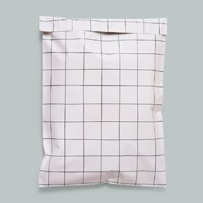 50 pcs | Stylish Scandinavian Poly Mailers - 10x13 Inch for Trendy Shipping Solutions (Modern Stripe, 10x13")