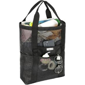 Luwint Mesh Beach Bag, Sandproof Large Beach Travel Tote Essentials for Pool Trip Swimming