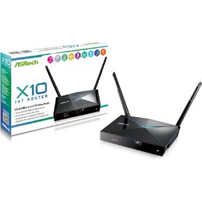 ASRock X10 AC1300 2-in-1 IoT Wireless Router, Smart Home Automation, ZigBee & IR appliances Cross Control