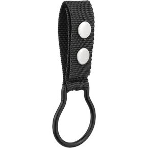 Flashlight Ring for Duty Belt, Nylon Dual Snap Clip Flashlight Ring Holder UIInosoo for Duty Belt Keep D/C Cell Flashlight