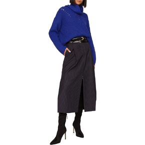 RTR Design Collective Blue Pointelle Turtleneck