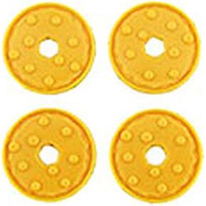 Replacement Parts for Imaginext Pizza Planet - Toy Story Buzz Lightyear and Pizza Planet Truck Playset GFR98 ~ Replacement Projectile Discs ~ Includes 4 Yellow Discs