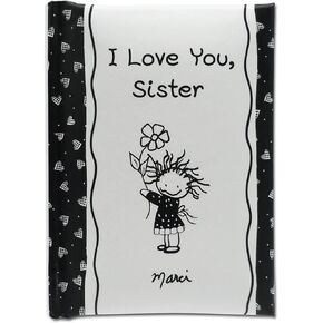 Blue Mountain Arts Mini Book (I Love You, Sister)—Keepsake Gift for a Holiday, Birthday, or Just Because for an Older or Younger Sister, by Marci & the Children of the Inner Light, 4 x 3 Inches