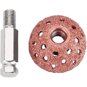 Tire Buffing Wheel,38Mm Tire Repair Grinding Head Coarse Grit Buffing Wheel With Linking Rod Tire Repair Tools Black Jack Tire Patch Kit Tire Buffer Tool
